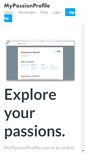 Mobile Screenshot of mypassionprofile.com